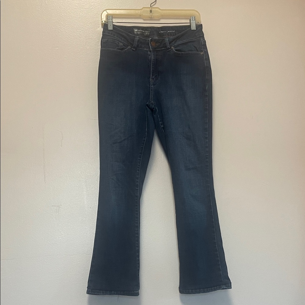 Lee Dark Blue Flare Women's Jeans 6 Short